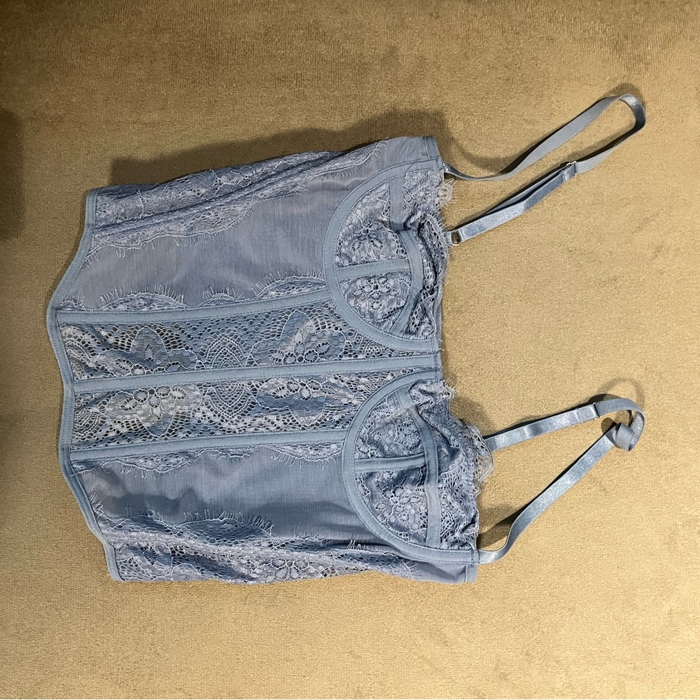 Corset blue top size S